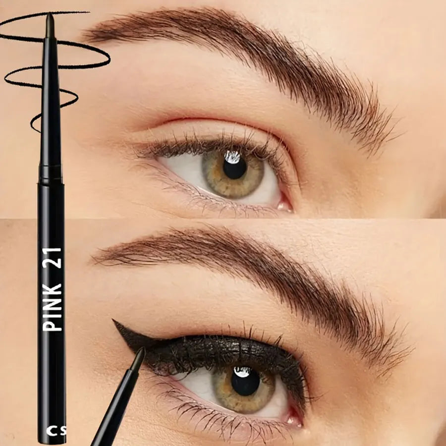 5-Pack Waterproof & Sweat-Proof Black Eyeliner Pencil