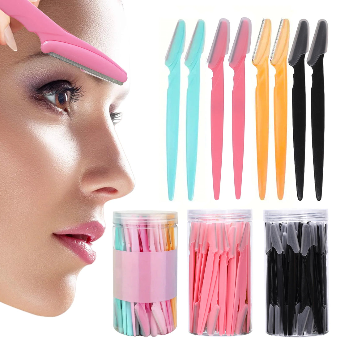 10/40Pcs Eyebrow Trimmer