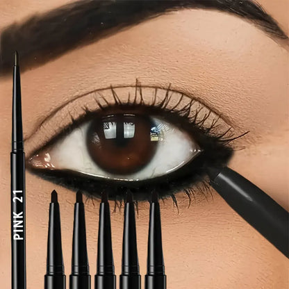 5-Pack Waterproof &amp; Sweat-Proof Black Eyeliner Pencil