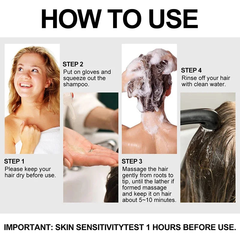 3-in-1 Quick Hair Dye Shampoo